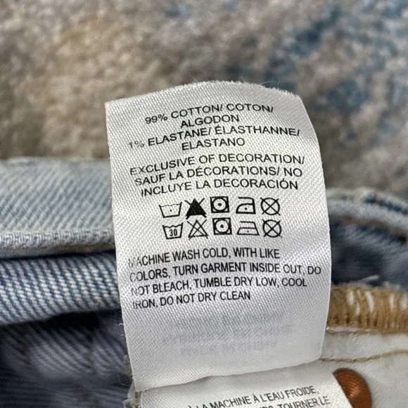 Lucky Brand 6/29R Jeans Womens Embroidered Floral Coquette Cottagecore - Picture 6 of 9